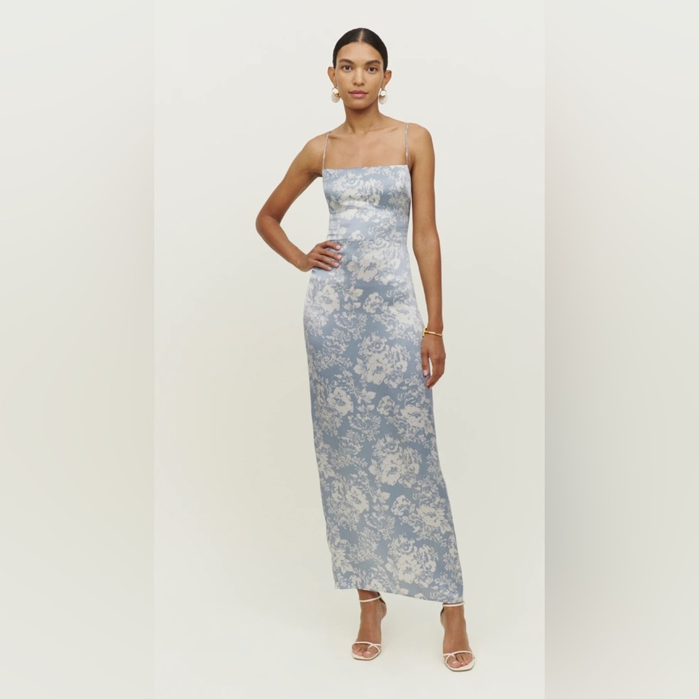 Reformation Frankie Silk Dress, Size 4